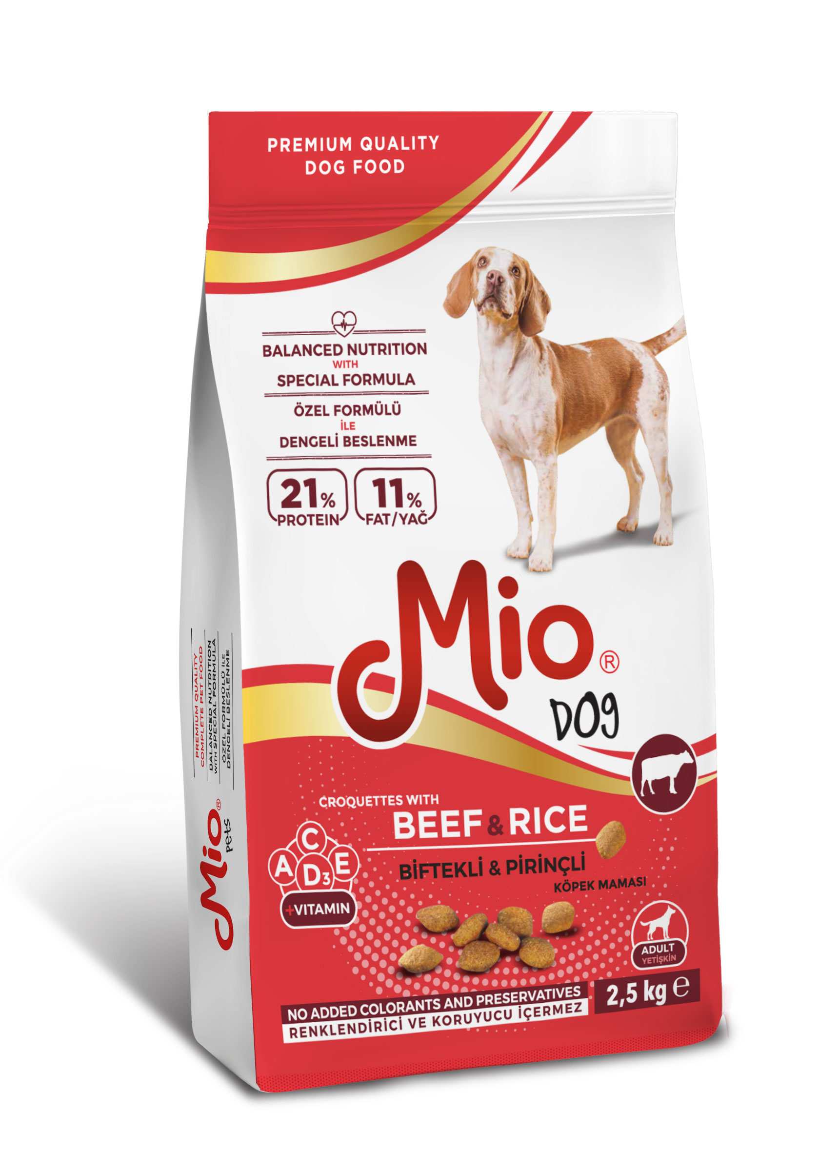 Kuru Mama - Mio 2,5 kg Köpek - Dana & Pirinçli