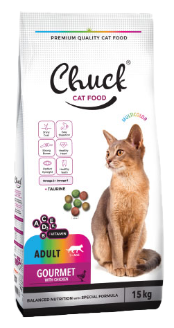 Kuru Mama - Chuck 15 kg Kedi - Gourmet