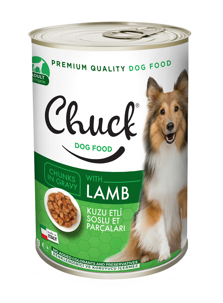 Yaş Mama - Chuck - Köpek - Kuzu Eti
