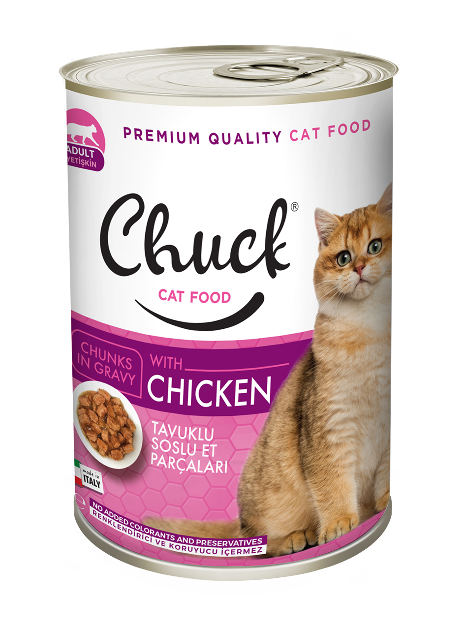 Yaş Mama - Chuck - Kedi - Tavuklu