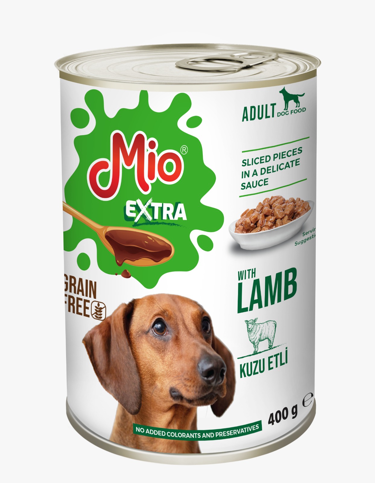 Yaş Mama - Mio Extra 400 gr Köpek - Kuzu Eti