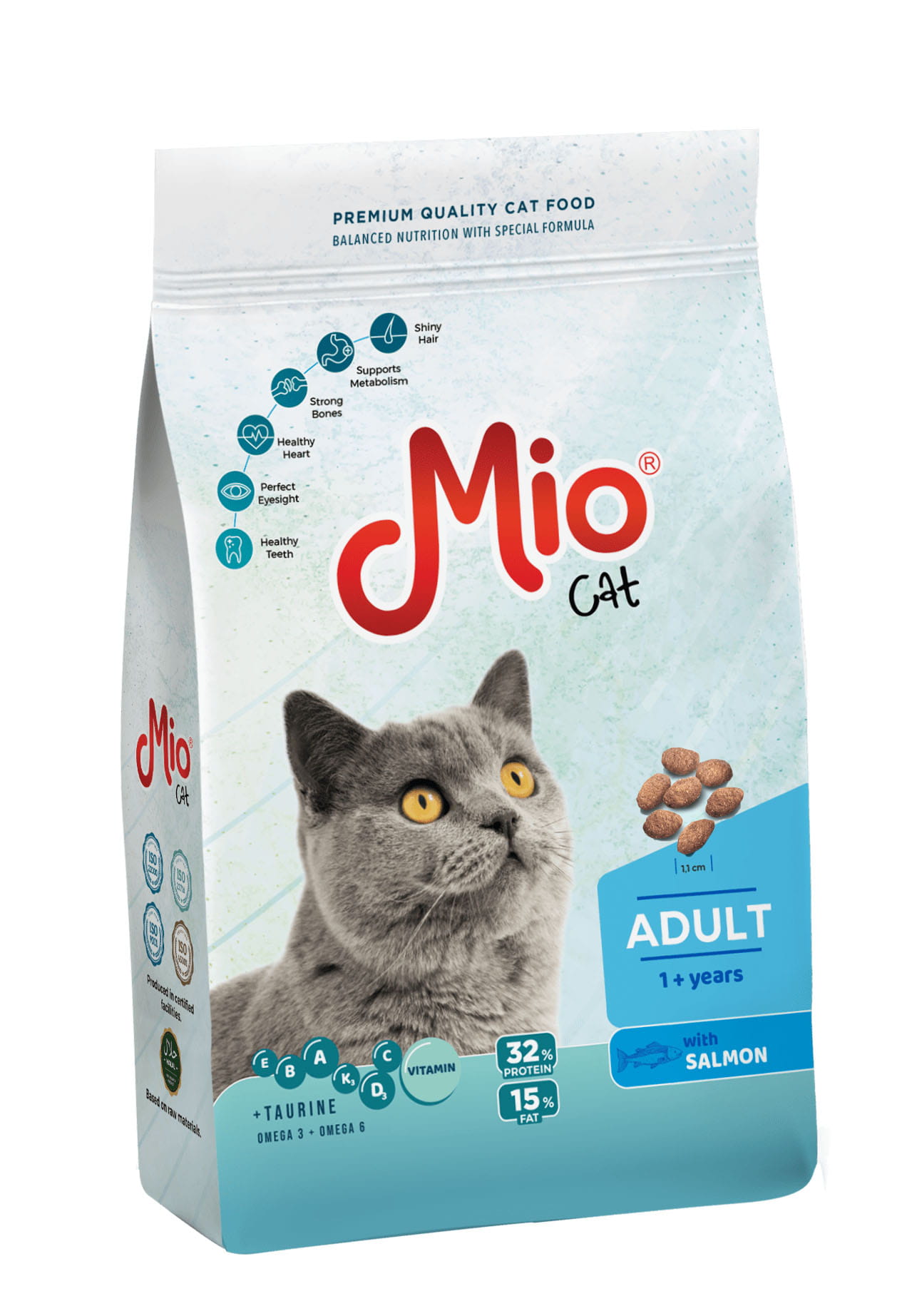 Kuru Mama - Mio 1 kg Kedi - Somonlu
