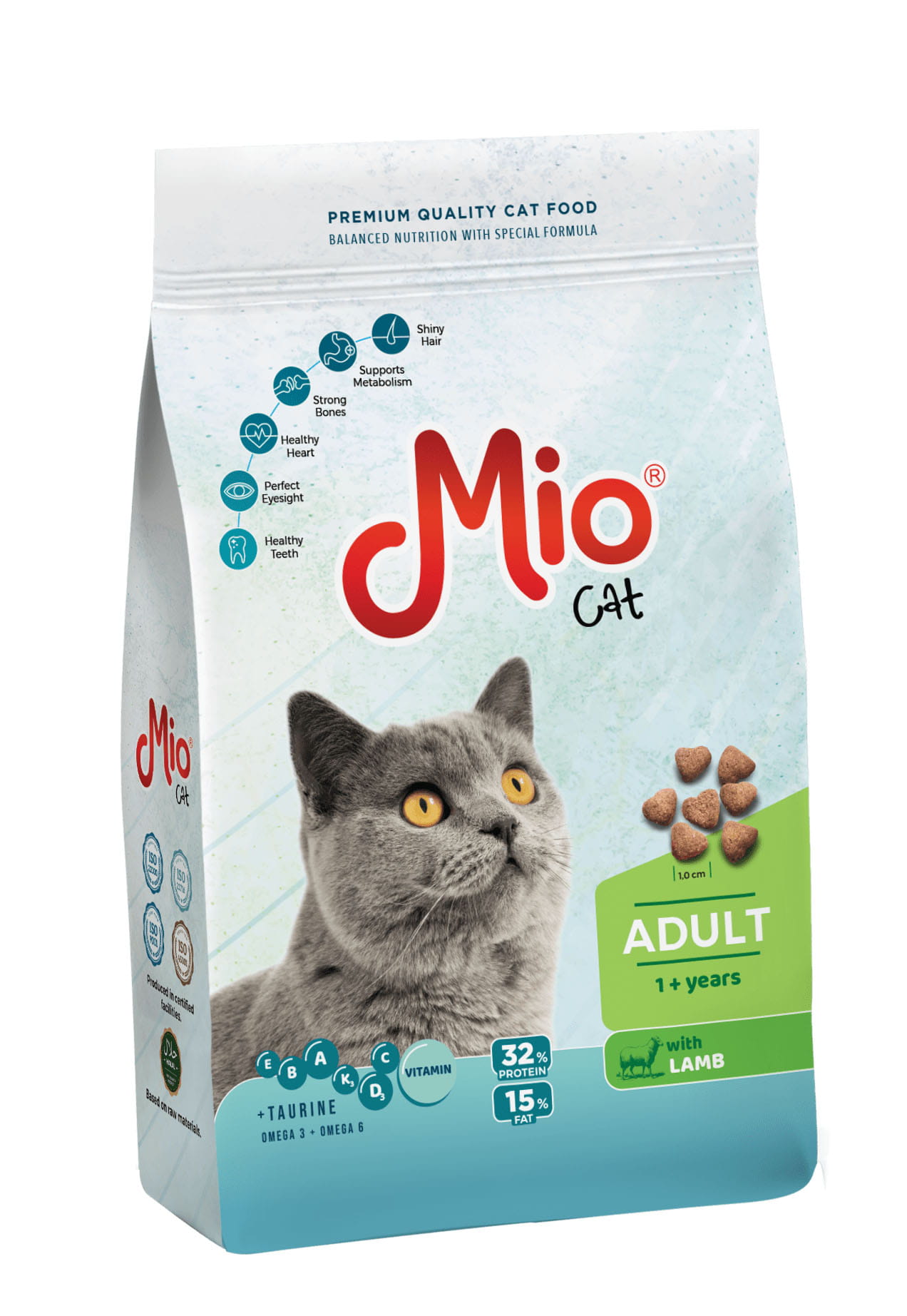 Kuru Mama - Mio 1 kg Kedi - Kuzu Etli