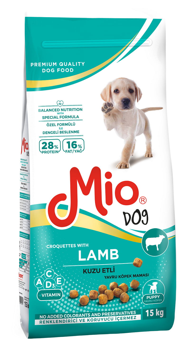 Kuru Mama - Mio 15 kg Puppy - Kuzu Etli